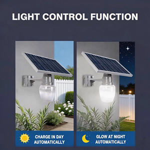 Lampe murale solaire moderne décorative, étanche, petite lampe murale LED extérieure pour jardin, balcon, hôtel, lampe murale solaire SW-2 - Product Image 2