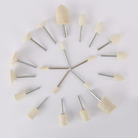 Roues de polissage pour tour de montre, outil rotatif en feutre, jeux de laine, adapté pour le polissage des bijoux et montres