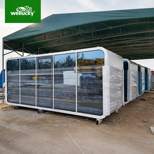 Casa Móvil Plegable Tipo Cápsula Apple, Casa Prefabricada Modular de Lujo para Vacaciones, Sitio de Glamping, Espacio Comercial - Product Image 1