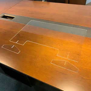 Защитные прозрачные акриловые разделители для стола, отдельные офисные перегородки