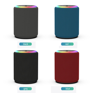 Bán buôn ngoài trời không thấm nước BT loa hình trụ nhỏ súng thép màu vải di động âm thanh mini Loa - Product Image 5