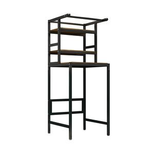 Estante de almacenamiento moderno para <span class=keywords><strong>lavadora</strong></span> Estante de almacenamiento de piso a piso sobre el gabinete del inodoro - Product Image 1