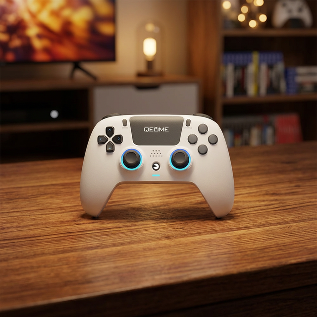 Linear Button PC/Android/iOS Game Controller P4 Wireless Gamepad BT Connection Joystick Six-axis Gyroscope Gaming Controller