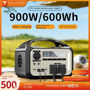 Batterie de secours portable grande capacité LiFePO4 220V pour <span class=keywords><strong>camping</strong></span>, voiture, autonomie prolongée, affichage LED BMS - Product Image 2