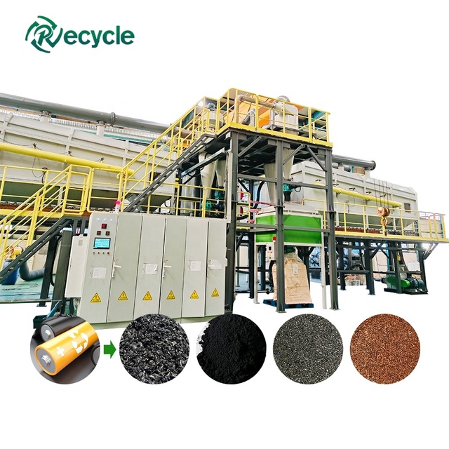 Safe and Efficient NCM 18650 Lithium Battery Recycling Equipment for Energy Storage and EV Battery Scrap