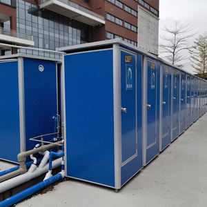 TOPPRE Préfabriqué Amovible Adulte Salle De Bains Toilette Toilettes <span class=keywords><strong>Mini</strong></span> Portable Sandwich Panel Maison Salle De Toilette Public <span class=keywords><strong>Wc</strong></span> Portable Toilette - Product Image 4