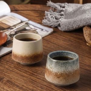 Taza de Agua de Cerámica Esmaltada Estilo Japonés Sin Asa, Taza de Café Latte, Taza para Beber en el Hogar y en Restaurantes, Taza de Té - Product Image 3