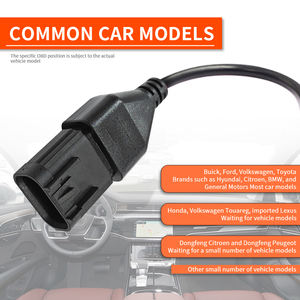 16针母至8针OBD2诊断连接器电缆OBD ATV adattore诊断电缆da OBD2 a 8针电缆 - Product Image 4