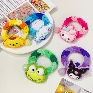 Accesorios para el Cabello Dulces y Modernos 2023, Venta Caliente, Bandas Elásticas para el Cabello, Lazos para el Cabello con Trenzas de Toalla para Niñas - Product Image 3