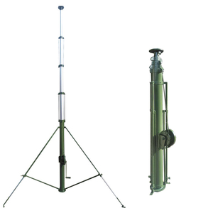 Treuil manuel portable <span class=keywords><strong>de</strong></span> 10 m, mât télescopique, charge <span class=keywords><strong>de</strong></span> 40 kg pour moniteur <span class=keywords><strong>de</strong></span> vidéosurveillance - Product Image 3