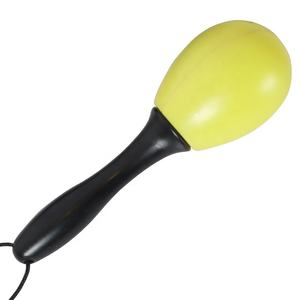 プラスチックマラカパーカションシェーカーミュージカルパーカッション音楽子供用おもちゃロングハンドル - Product Image 6