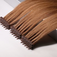 Extensions de cheveux 6D de troisième génération, effet plume, 6D-3, fabriquées en Chine