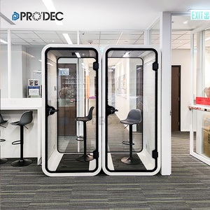 Cabina Insonorizada Individual <span class=keywords><strong>Prodec</strong></span> para Interiores, Aislamiento Acústico, Mini Estudio Móvil, Cabina de Trabajo - Product Image 6