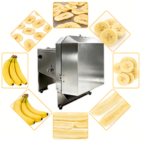 Gemakkelijk te reinigen bananen- en groentesnijder met afneembare kop voor fruitverwerkingsbedrijven, geen voedselresten vastzitten, glad roestvrij staal