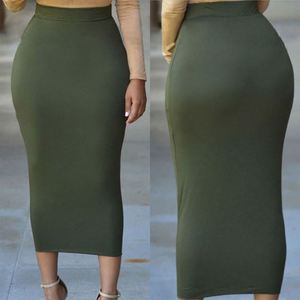 Winter women's hot sale high waist tight pencil <strong>skirt</strong> - Product Image 5