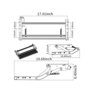 Accesorios de <span class=keywords><strong>caravana</strong></span> TYTXRV, 528mm, Estándares Australianos, paso RV, aluminio, antideslizante, Manual, extraíble, <span class=keywords><strong>escalera</strong></span> individual con luz LED - Product Image 5