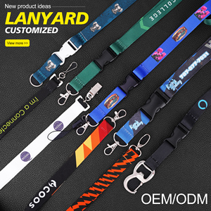 Venta caliente Cordón de sublimación personalizado tela de poliéster con características de impresión offset logotipo personalizado y accesorios de gancho - Product Image 2