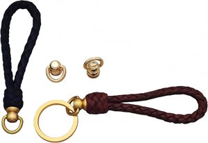 Juego de remaches de latón macizo con anillo en D y tornillo Chicago de rotación libre - Product Image 5