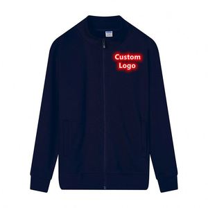 Premium <b>Thick</b> Cotton <b>Fleece</b> Mens Baseball <b>Jacket</b> Winter Warm Sport Uniform Coat Custom Logo Wholesale Bulk - Product Image 1