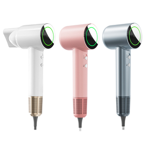 Juego de secador de pelo para mujer, cuidado del cabello, secador de pelo portátil para el hogar, peluquería, secador de pelo iónico negativo sin hojas potente de 1600W - Product Image 1