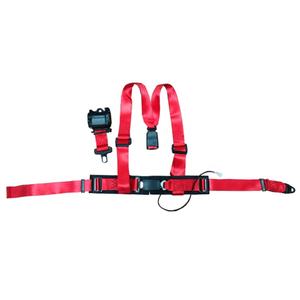 Vente chaude ceinture de sécurité 4 points Racing harnais de sécurité avec sangles rétracteurs pour siège de course rouge - Product Image 3