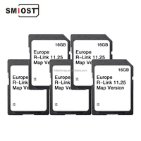 Carte SD GPS CID pour TomTom Europe, navigation automobile Renault R-Link 11.25 Clio Fluence avec cartes modifiables