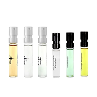 Lot de 100 flacons vaporisateurs miniatures en verre transparent de 1,5 ml, 2 ml, 2,5 ml pour échantillons de parfum, atomiseurs de poche vides