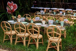 Silla Infantil de Ratán Natural Hecha a Mano para Niños Pequeños, Diseño Moderno, Características de Seguridad, Uso en Sala de Estar - Product Image 5