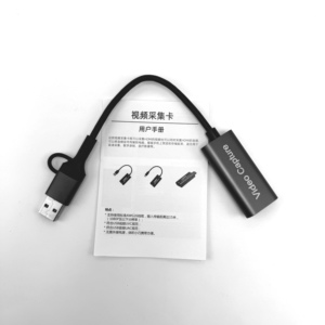 Dispositivo de Captura de Video USB 3.0 Compatible con <span class=keywords><strong>Win</strong></span>/Mac 1080P HDTV con Adaptador de Audio USB-C para Transmisión en Vivo y Juegos - Product Image 4
