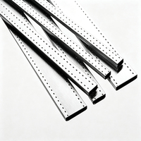 Barra espaciadora de aluminio de borde cálido de 8 mm, tira de sellado para unidad de vidrio aislante, para puertas y ventanas de doble acristalamiento, fácil instalación, duradera