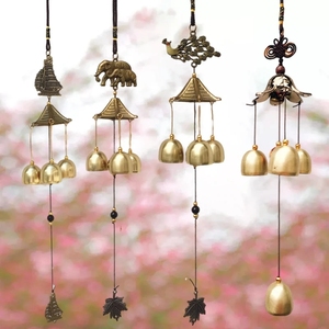 Prix usine cloches à vent 1 couche alliage carillons éoliens extérieur cour jardin fournitures décoratives cloche de porte pour la maison voiture suspendus décor - Product Image 4