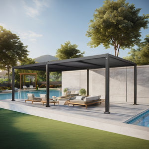 Youya automatico elettrico a lamelle a baldacchino moderno Design esterno Pergola in alluminio esterno esterno - Product Image 3