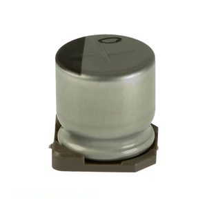 ตัวเก็บประจุแบบติดผิว SMD รุ่น UUD1A681MNL1GS ความจุ 680 ไมโครฟารัด 20% 10 โวลต์ ยี่ห้อ Original CAP ALUM 680UF - Product Image 1