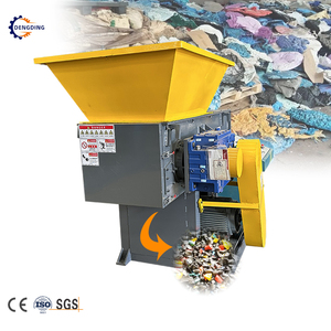 Déchiqueteuse de matériaux souples pour déchets de recyclage, déchiqueteuse de filets de pêche, déchiqueteuse de câbles, déchiqueteuse de tuyaux <span class=keywords><strong>en</strong></span> caoutchouc, déchiqueteuse de paille - Product Image 1