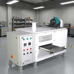 Séchoir UV industriel FLARETECH avec convoyeur, roulement et moteur – Four de polymérisation UV automatique pour revêtement textile - Product Image 2