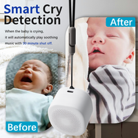 Machine à bruit blanc portable intelligente pour le sommeil et la relaxation, veilleuse et haut-parleur sonore pour la méditation