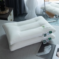 Oreiller d'hôtel pour la protection cervicale, aide au sommeil, antibactérien, anti-acariens, 200TC, noyau solide, pour la maison et les étudiants