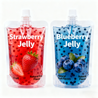 Sac en plastique liquide de stockage de supplément de fruit à presser réutilisable personnalisé pochette d'emballage rechargeable de boisson de jus