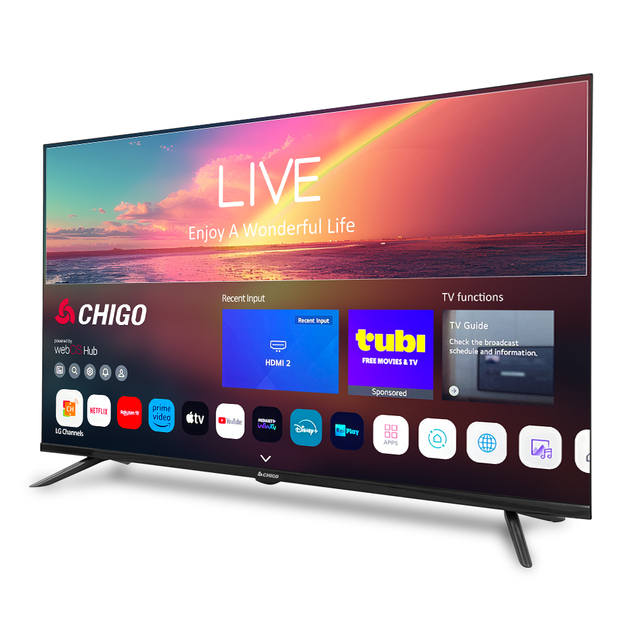 Cheap Price LED LCD Smart TV 32-100" QLED 4K Ultra HD 120Hz HDTV Intelligent Android