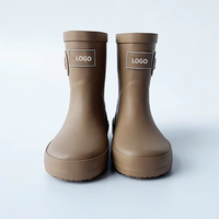 Personnalisez votre propre logo Bottes de pluie imperméables pour enfants Bottes de pluie en caoutchouc pour enfants
