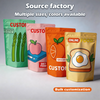 Sachets refermables personnalisés de qualité alimentaire, durables, pour fruits secs, sacs en Mylar avec pochette Doypack personnalisée