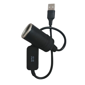 Adaptateur d'alimentation USB 5V vers 12V pour prise allume-cigare de voiture, câble amplificateur de puissance pour prise allume-cigare de voiture - Product Image 6