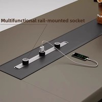 Table de conférence moderne personnalisable de grande taille, élégante, pour 12 personnes, pour les écoles et les hôpitaux, table de réunion