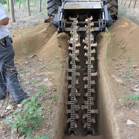 Máquina Zanjadora de Cadena con Enganche de 3 Puntos para Tractor, Alta Eficiencia y Productividad, en Venta