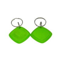 AB006 Porte-clés NFC intelligent en ABS, puce de porte, mini-étiquette 13,56 MHz pour clés d'hôtels et de motels