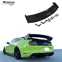 Alerón Estilo GT500 de Fibra de Carbono para Mustang S550 GT ECO 2015-2023, Kit de Conversión y Mejora