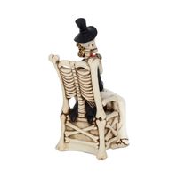 Offre Spéciale : Statuette de Squelette Mariés Gothiques, Figurine de Couple en Résine, Décoration d'Intérieur, Ornement Crâne de Couple pour Halloween