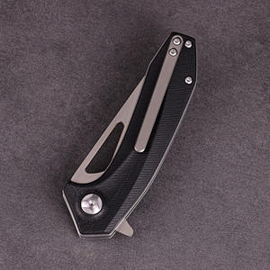 Couteau d'auto-<span class=keywords><strong>défense</strong></span> D2 en acier au carbone, professionnel, de poche, tactique et pliable - Product Image 5