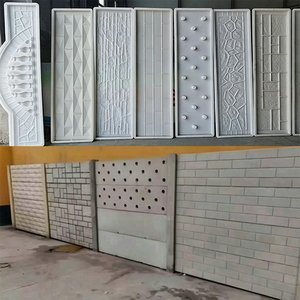Moule de panneau mural 3D préfabriqué de nouvelle conception Futian Source Factory, moules en plastique pour murs en béton décoratifs extérieurs - Product Image 1