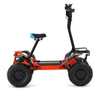 Scooter électrique tout-terrain pliable 4 roues motrices 4000W, 60V 31.2Ah, pour adultes